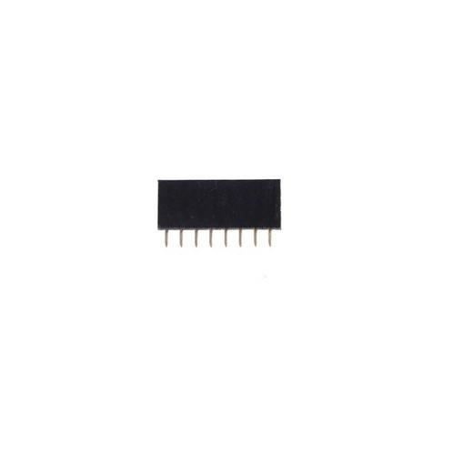 50pcs 2.54mm spacing row female single row female socket row pin socket 8P 10P - Picture 3 of 6