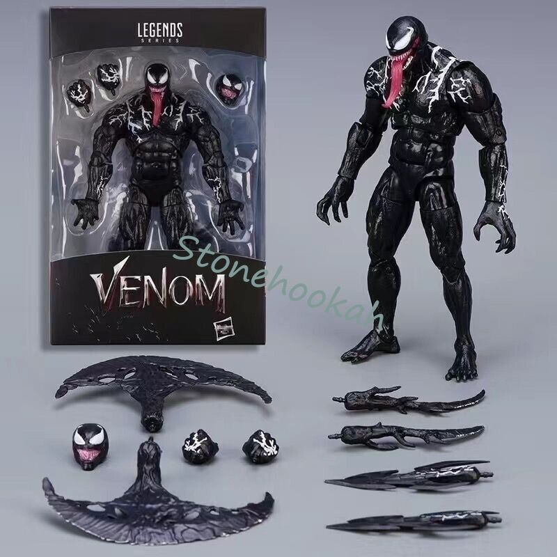 7 Inch Venom Action Figure with Wings and Brackets Movable