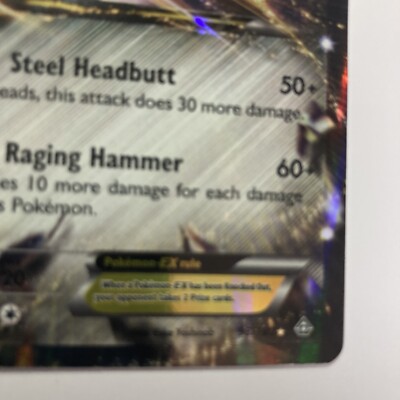 aggron ex pokemon card price 153/160 Full Art Ultra Rare XY Primal Near Mint Weakness / Resistance / Retreat Cost Aggron EX (153 Full Art)