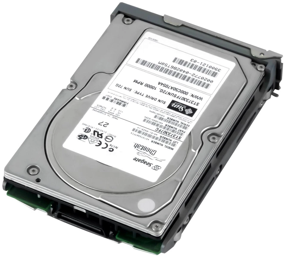 Hard Drive Sun 3900121-03 ST373307FSUN72G 73GB 10000U/Min 8MB FC 3.5'' Inch - Image 2 of 3