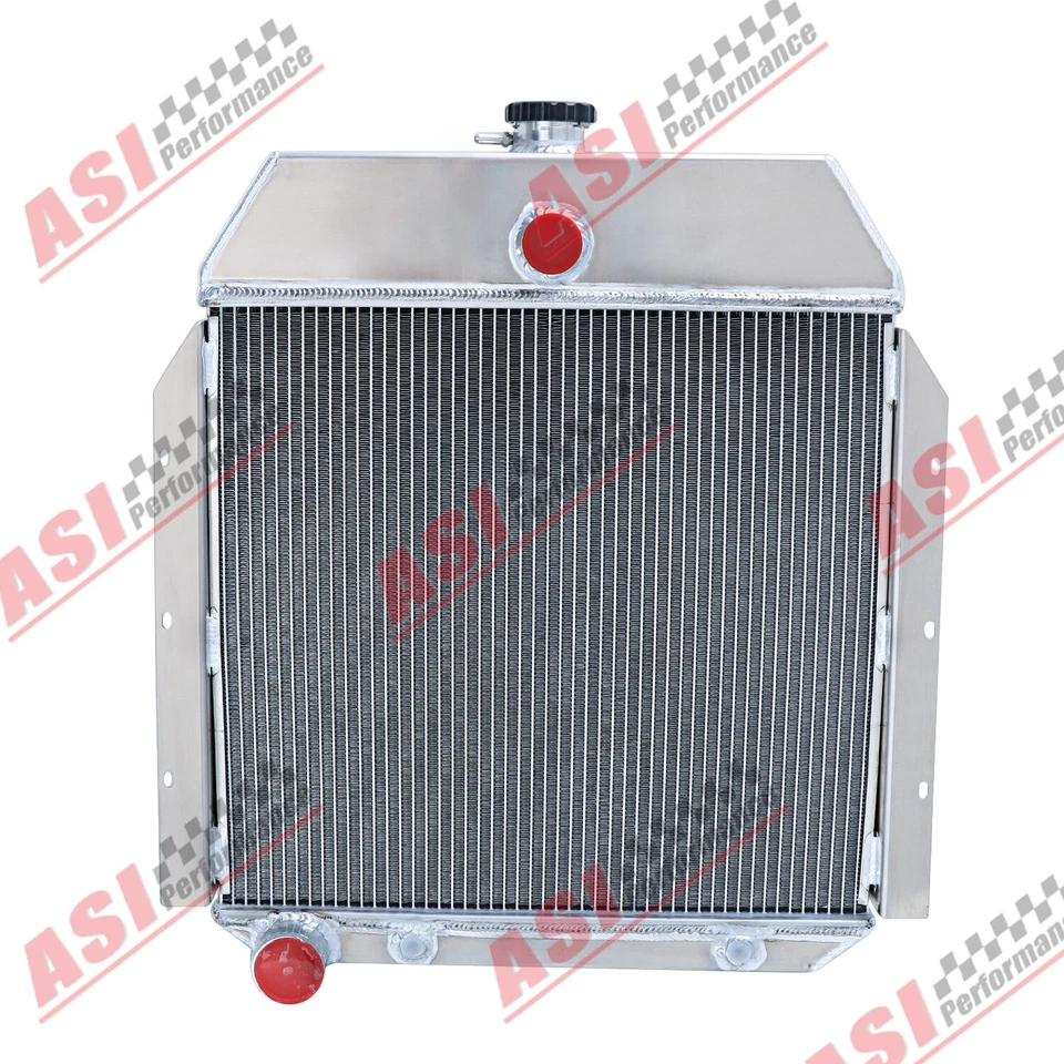 4Rows Aluminum Radiator For 1941-1949 1943 International Harvest Truck Foto 2 de 4
