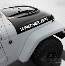 2 Adesivi Stickers cofano Compatibili con Jeep Wrangler Fuoristrada OFF ROAD