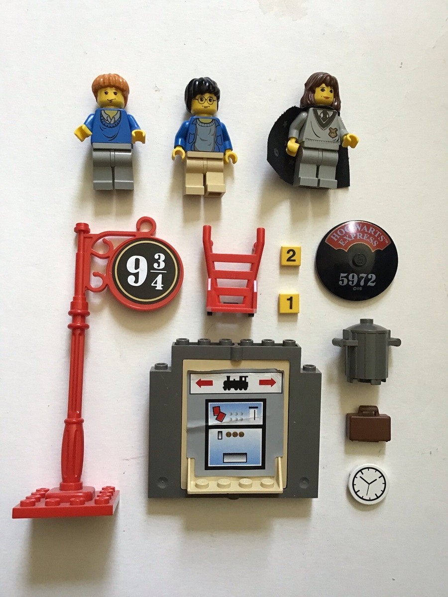 Lego Harry Potter Hogwarts Express Ron Hermione Platform 9 3/4