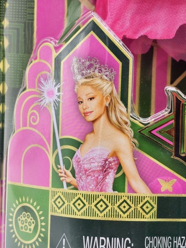 Mattel Wicked Movie Glinda 11” Doll URL Error Misprint W/ 4pc Lip Gloss Set - Picture 9 of 13