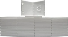(50) White Nintendo 3DS Replacement Cases - 11mm Boxes Game Empty #VGBR113DSWH