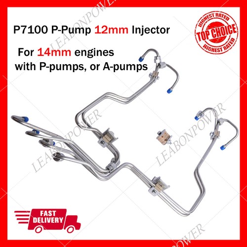 For 3.9L 4BT Cummins Engine w/14mm P7100 PPump 12mm Diesel Fuel