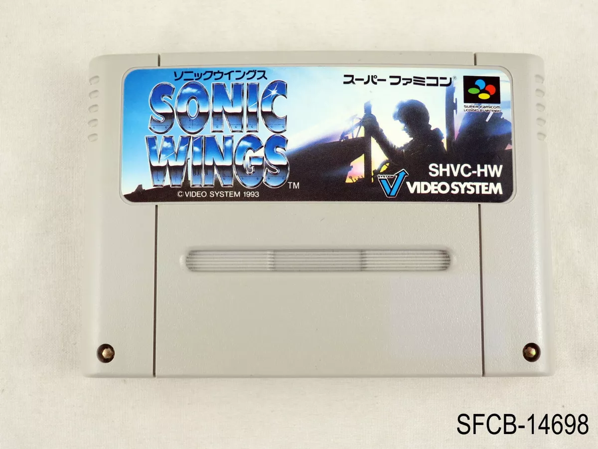 Sonic Wings Super Famicom Japanese Import SFC Nintendo Aero