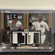 24Topps Museum Anthony Rizzo/Gleyber Torres Dual Meaningful Material Relic 3/10