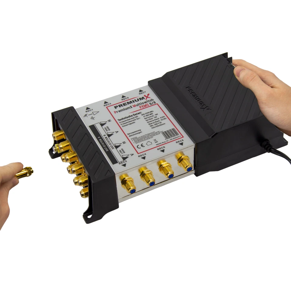 PremiumX 9/8 Multischalter Multiswitch SAT Matrix Verteiler Switch 8 Teilnehmer - Bild 4 von 4