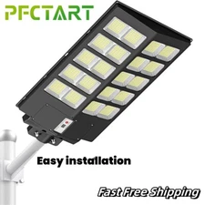 1200000lm LED Solar Street Light Security Flood Lamp Motion Sensor Outdoor Wall