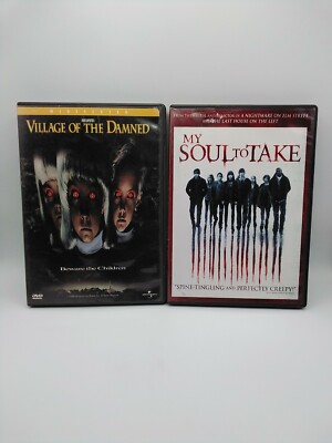 VILLAGE OF THE DAMNED & MY SOUL TO TAKE 2-DVD BUNDLE Used 