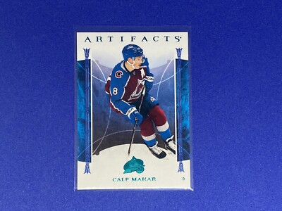 2022 23 Artifacts Turquoise 55 Cale Makar Colorado Avalanche 🏒🔥 Ebay 
