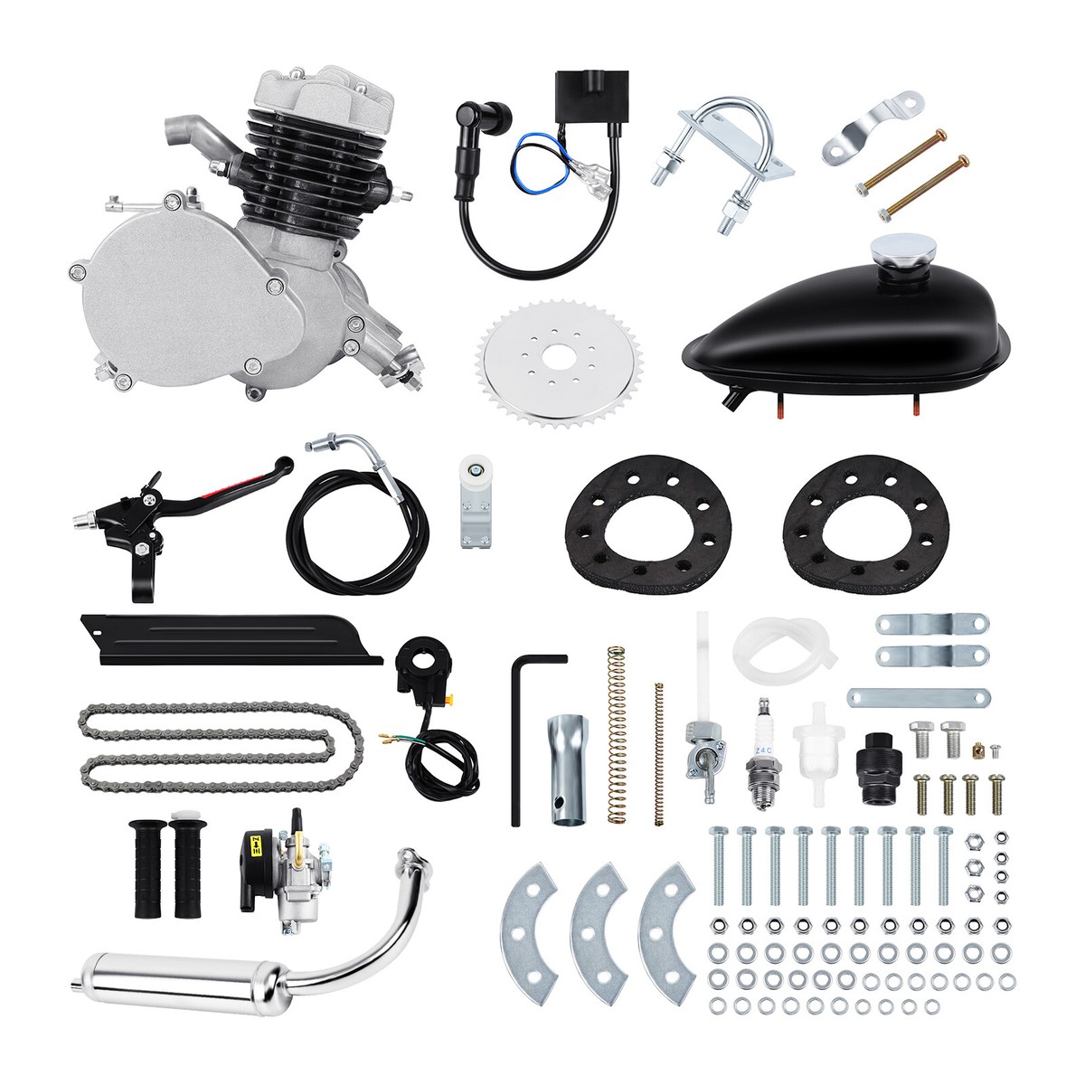 EPHIIONIY 80cc Zylinder-Kit Für Motorrad – 32 Mm Aufnahme, Für Gasbetriebene Fahrräder