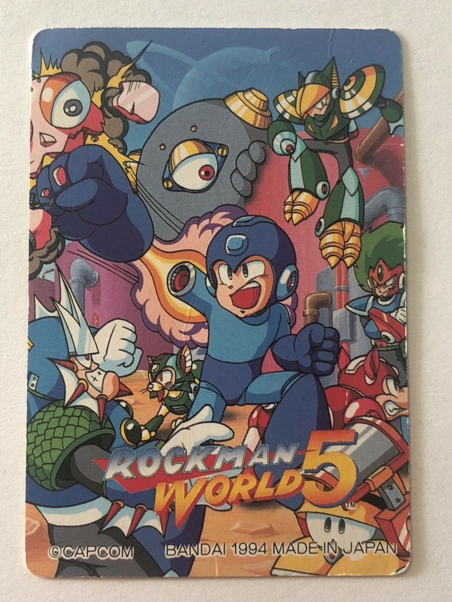 Rockman/Megaman World 5 Card - TCG - Capcom - Reg #198