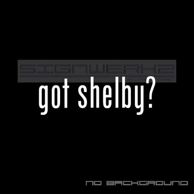 got shelby Decal Sticker Die Cut Decal Self Adhesive american ford svt Pair