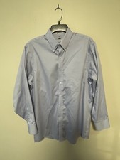 Geoffery Beene Mens Dress Shirt 16 32/33 WrinkleFree Pinpoint Oxford Button up