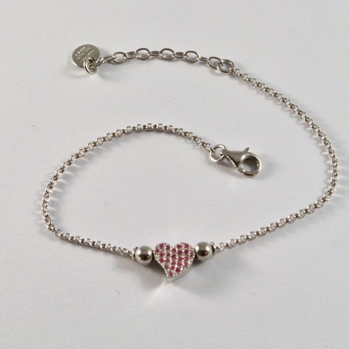 Charms coeur avec rose bracelet argent 925 compatibles Pandora – idée cadeau femme - Montres & Bijoux