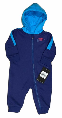 NWT NIKE Baby 1-PC Hooded Long Sleeve Romper, NEW STYLES; Sizes 3M thru 24M - Picture 21 of 34