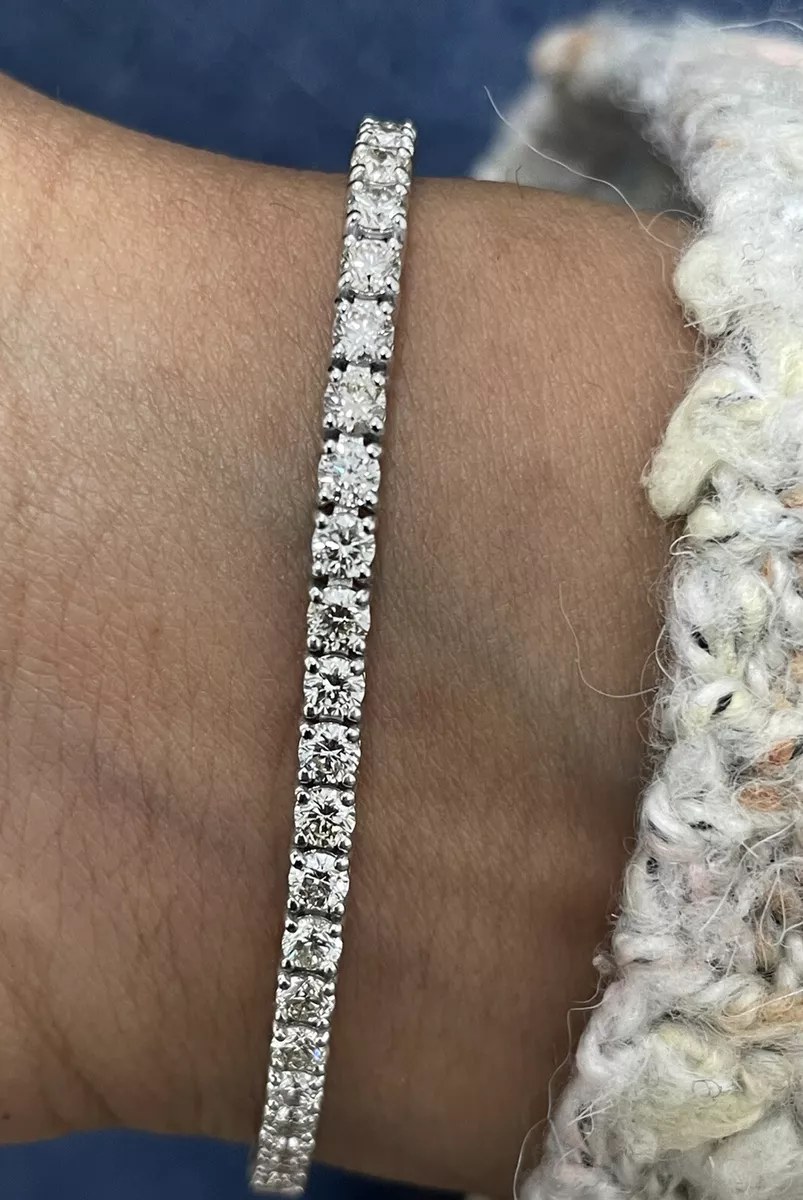 White Gold and 5.00ct Diamond Tennis Bracelet