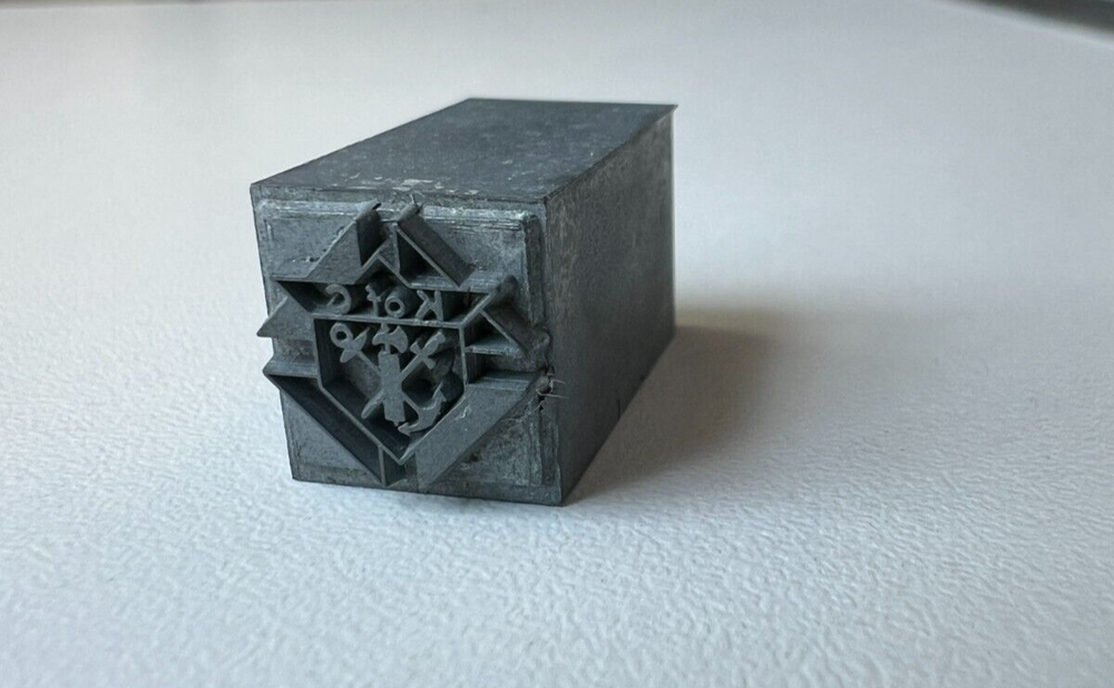 Hot Foil Stamping Die Letterpress - KNIGHTS OF COLUMBUS Kwikprint, Kingsley, ETC