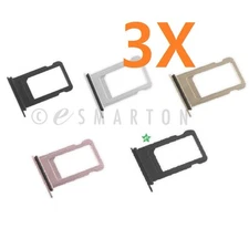 3X iPhone 7 4.7 SIM Tray Card Holder Socket Slot + Water Seal Rubber Gasket USA