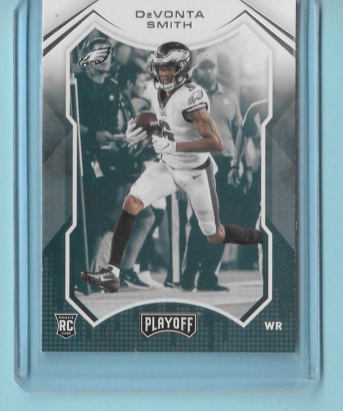 DeVonta Smith Rookie 2021 Panini Playoff #207 Philadelphia Eagles RC
