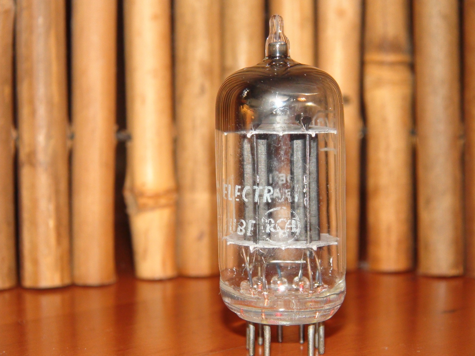 RCA 12AU7 5963 Black Plates D-Getter Vacuum Tube 1954 1600/1720 µmhos 9.0/10.2mA