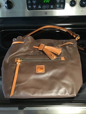 DOONE BOURKE LARGE FLORENTINE LOGAN HANDBAG