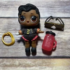 Lol Surprise Doll Shimone Baby Big Sis Sister Glitter Babe Gold Sash Glasses