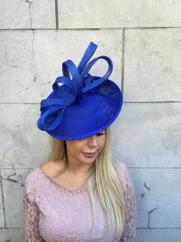 Large Royal Blue Disc Feather 