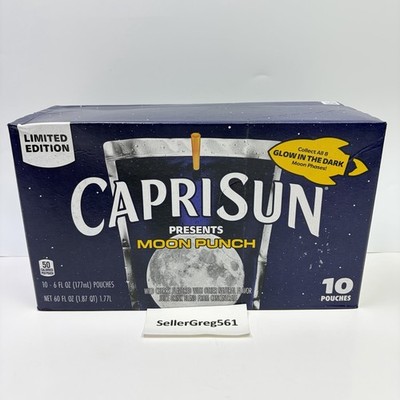 Capri Sun Limited Edition Moon Punch Glow In The Dark Wild Cherry BB 7/25/2026