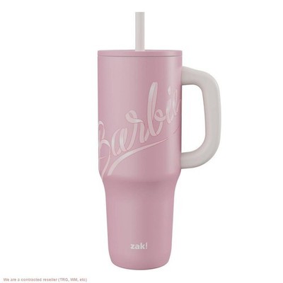 Zak Designs 40oz Barbie Stainless Steel Vacuum Insulated Tumbler