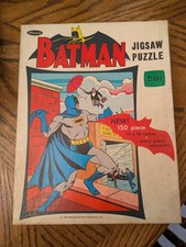 1966 Whitman Batman Puzzle 150 Piece Not Complete 14"x18" Penguin