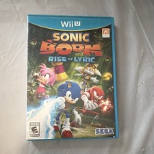 SEGA Sonic Boom: Rise of Lyric Wii U Action Adventure Multiplayer E10+ 2014