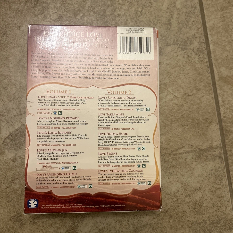 Love Comes Softly DVD Set Amazing Condition And Price! Foto 2 de 4