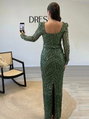 agua bendita green dress Zapaka Women Sparkly Dark Green Sequin Long Pageant Dress with Slit Mermaid  One Shoulder Ruched Prom Dress with Side Cape – ZAPAKA main image 1