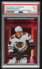 2023-24 Skybox Metal Universe Star Rubies 6/50 Connor Bedard #PP-1 PSA 7 3w3