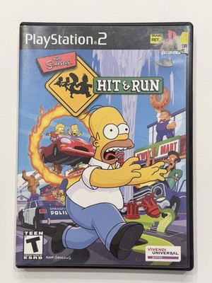 The Simpsons Hit and Run PlayStation 2 PS2 - Tested