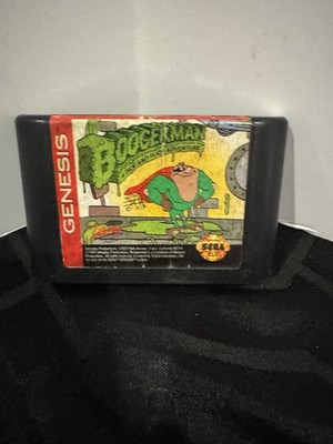 Boogerman: A Pick and Flick Adventure Sega Genesis, 1994 Authentic