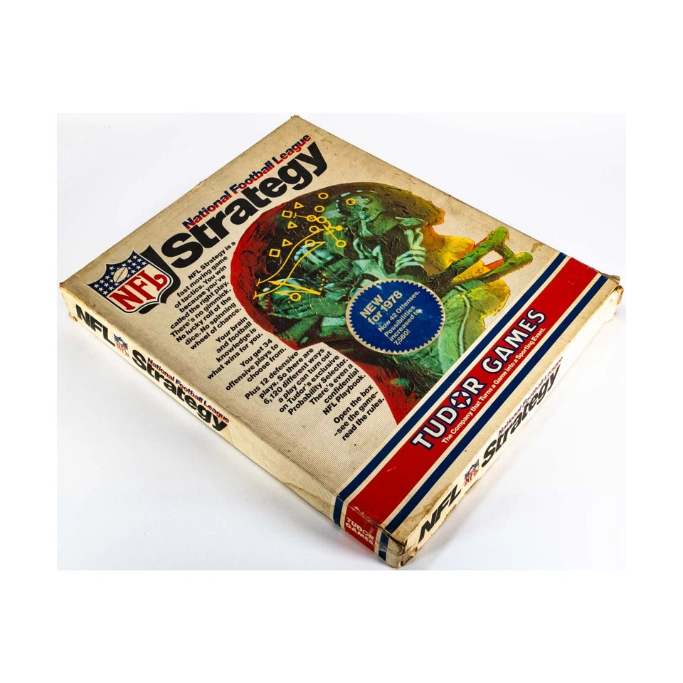 Tudor Games Boardgame NFL Strategy (1978 Big Box Ed) Box Fair/VG - Image 2 of 2