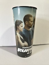 Fast and the Furious 7 44oz Movie Cup Vin Diesel Paul Walker The Rock Coca Cola