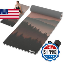 HAHE Yoga Mat Thick 8MM,1/3" , Eco-Friendly POE Non Slip Yoga Mat, High Rebound