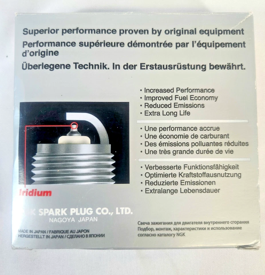 Bujía láser de iridio NGK (92145) LZFR5CI-11 - Juego de 4 Foto 2 de 4
