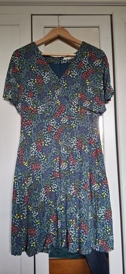 Seasalt Cornwall Kleid Sommerkleid Größe 40 Blumen