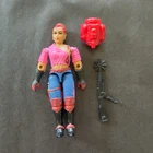 RARE 1986 GI JOE COBRA DREADNOK ZARANA v1 w/ EARRINGS FIGURE COMPLETE MT-/MT