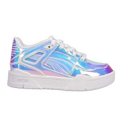 PUMA Slipstream Iridescent Lace Up  Womens Clear, Multi Sneakers Casual Shoes 39