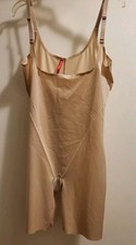 Spanx 10235R Large Open Bust Mid Thigh Silky Bodysuit Shaper NWOT - NEW MSRP 88