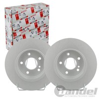 2X Ferodo 290Mm Bremsscheiben Voll Hinten Passend FüR Mercedes C-KLASSE CLC-KLAS