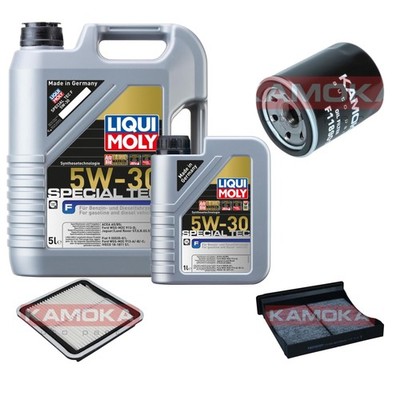 Inspektionspaket Liqui Moly SPECIAL TEC 5W-30 6L für Subaru Forester 2.0 AWD