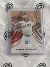 2026 Topps Series 1 Carson Whisenhunt Gold Autograph 17/50